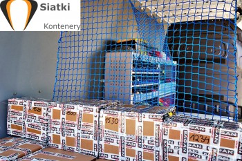 Kontener - Silne siatki zabezpieczające kontenery